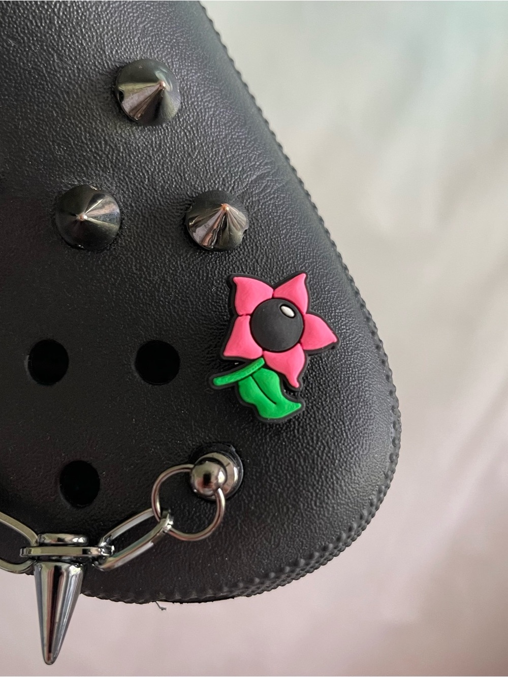 Pink Flower Crocs Jibbitz Charm